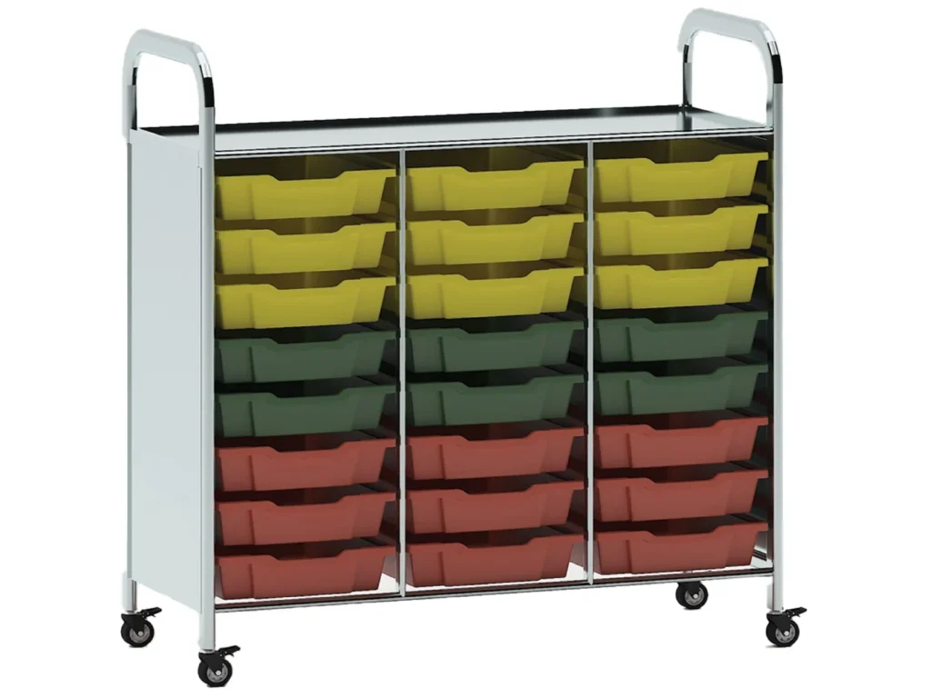 Chariot à plateaux Gratnells