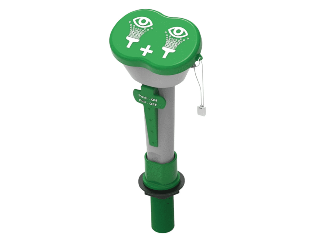 lave-yeux d'urgence de table